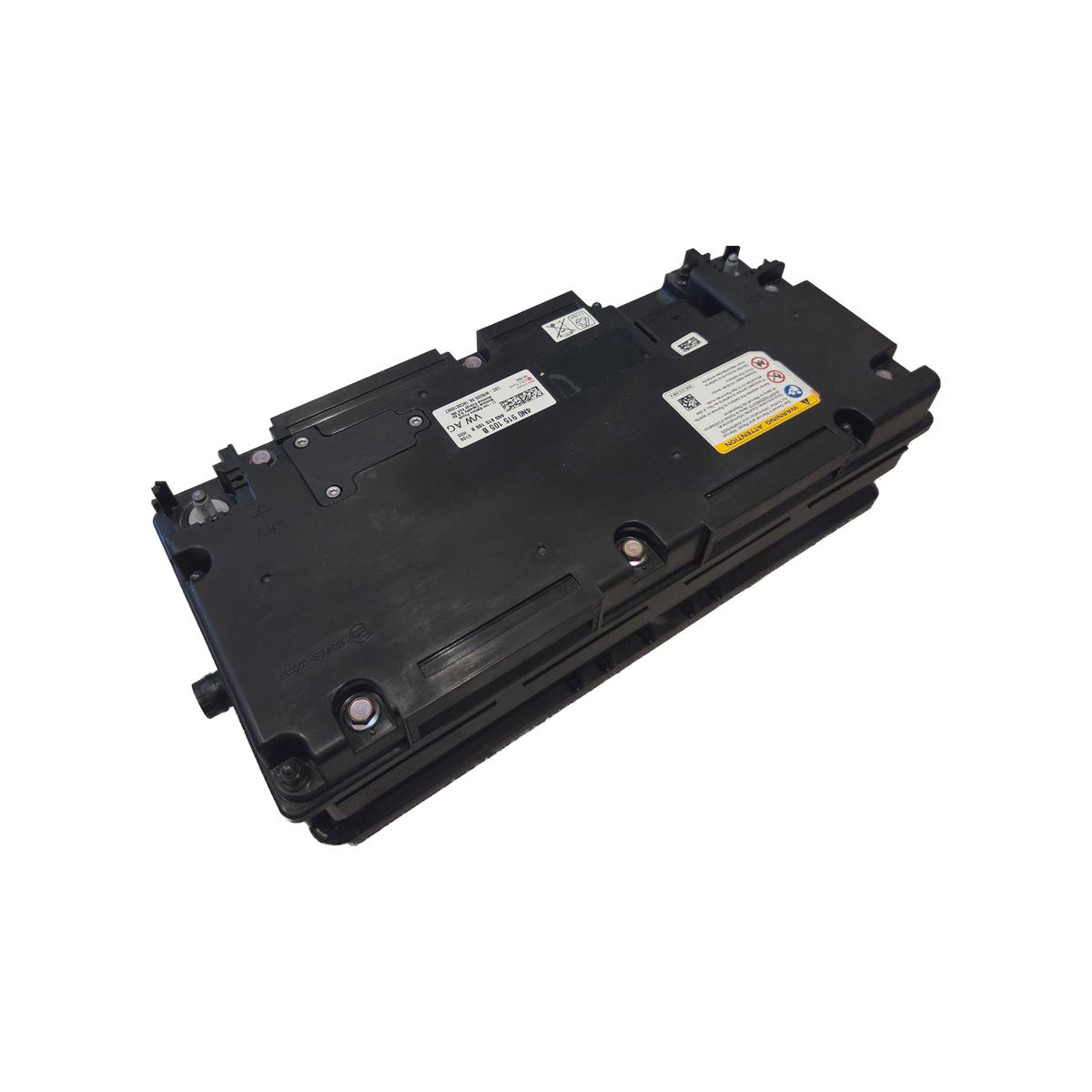 Audi 48V lithium battery, detail of the moulded plastic housing – 4N0915105B